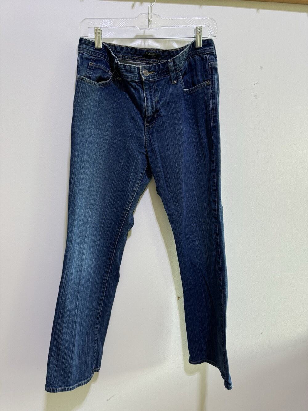 Women’s Eddie Bauer Bootcut Jeans Size 10S Short 29” Inseam